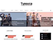 Tablet Screenshot of blog.tuneeca.com